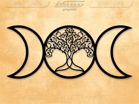 Illuminate Your Path with Pagan Moon SVG Signage